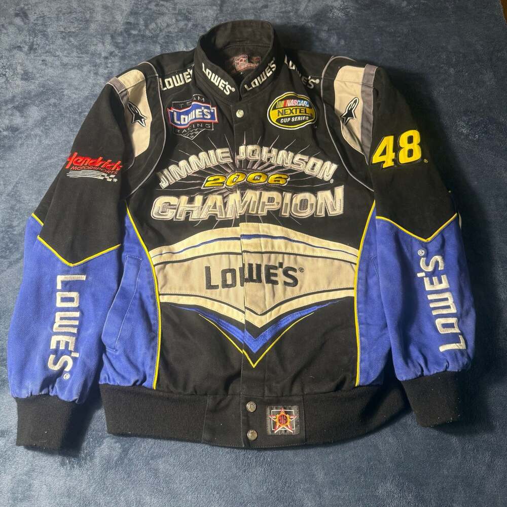 JH Design NASCAR Jimmie Johnson 2006 Champion Lowe's #48 Racing Jacket
